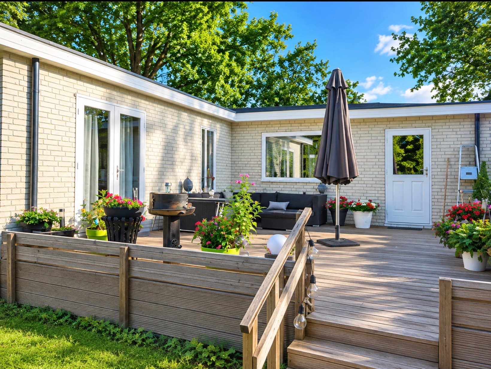 Te koop mooi luxe chalet/mantelzorgwoning 74m2 woongenot
